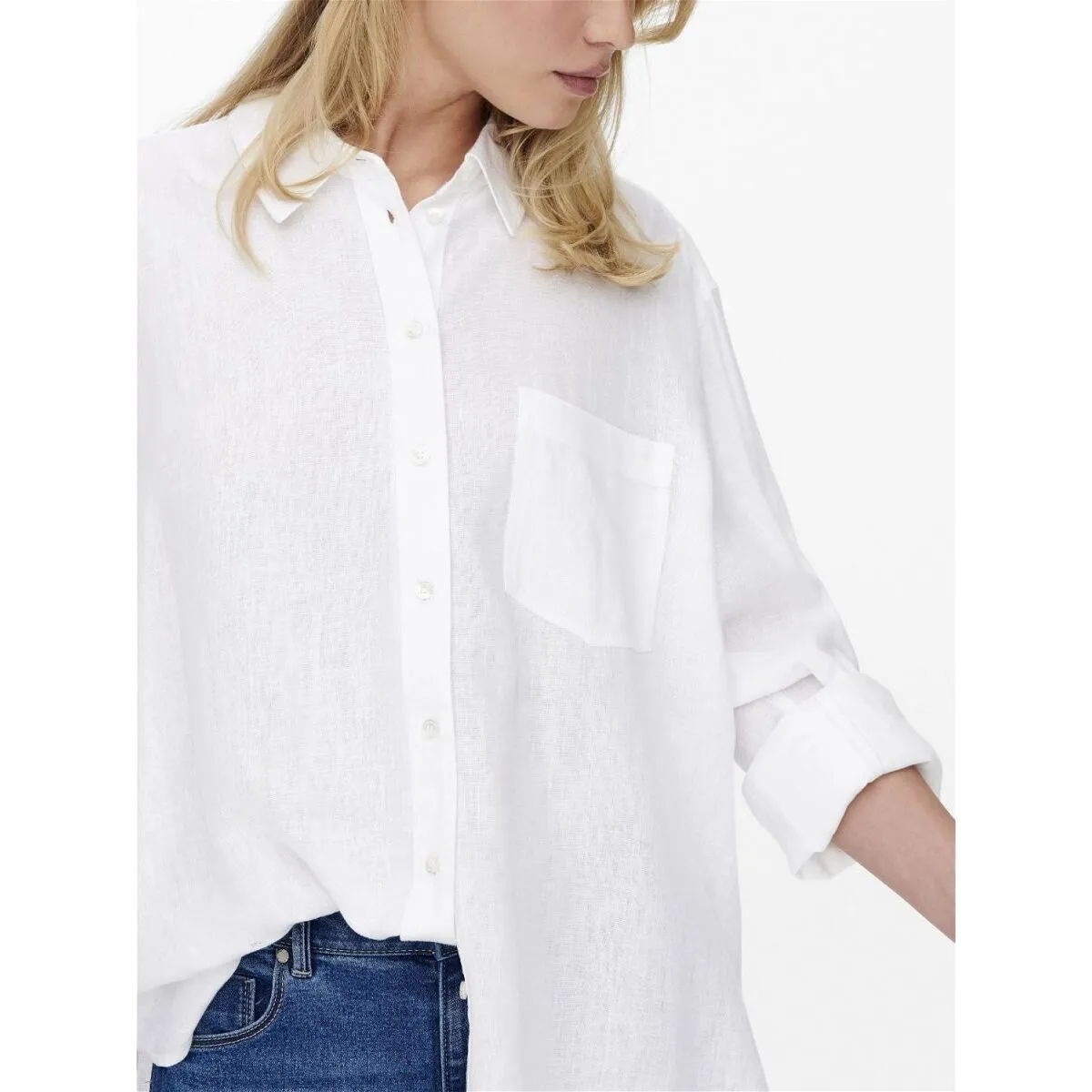 15259585 TOKYO LINEN SHIRT-BRIGHT WHITE