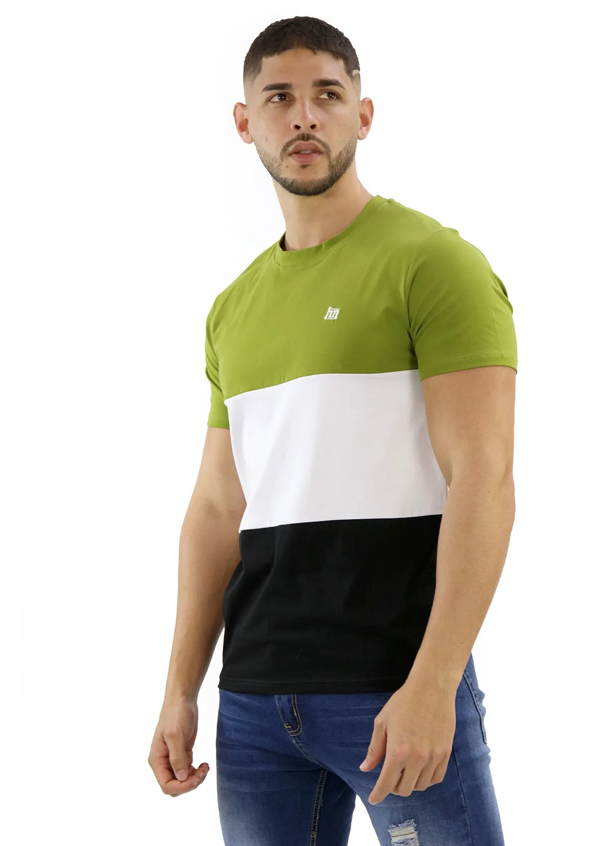 4234 Men's Olive T-Shirt Flex by HN