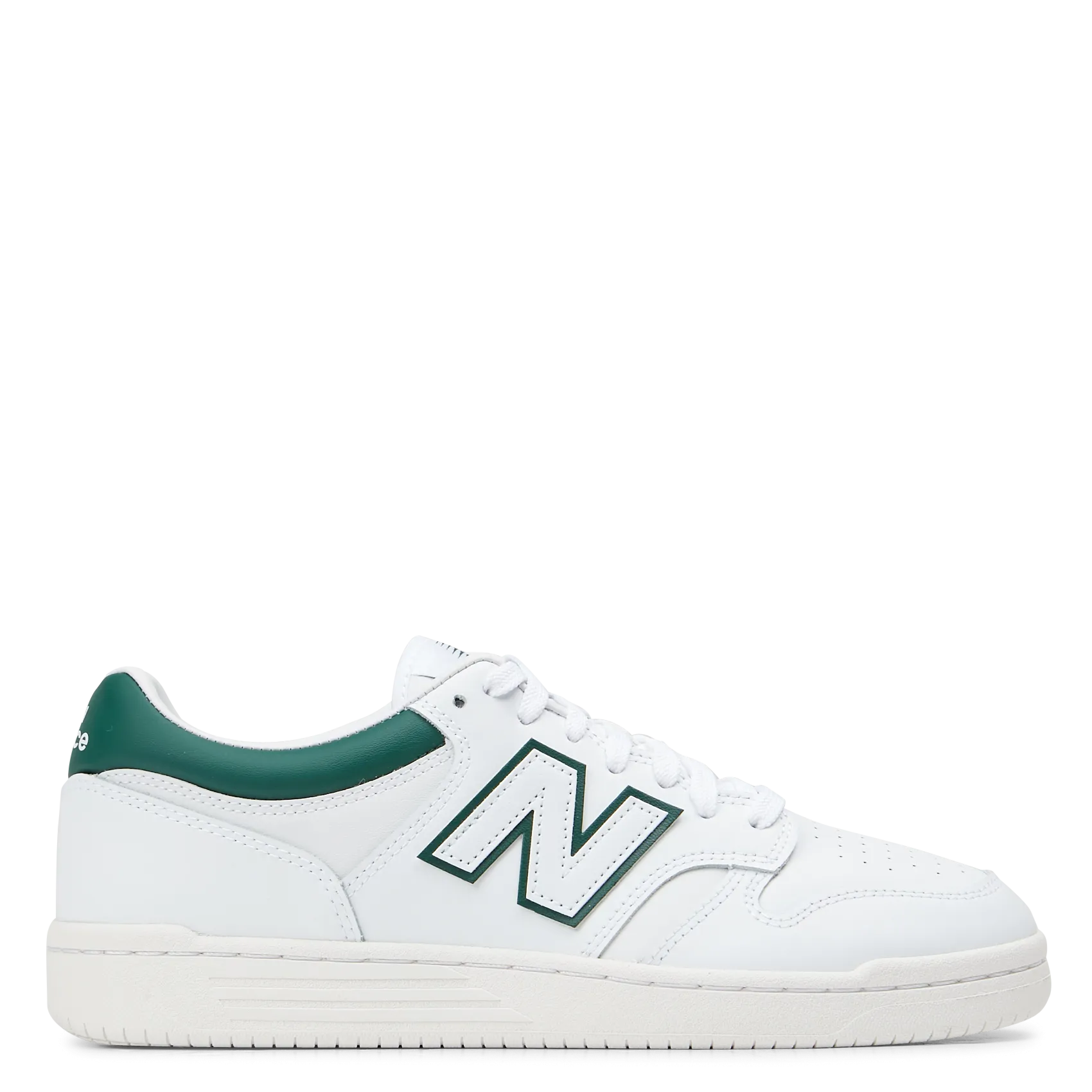 480 - New Balance 480 de dos materiales en blanco