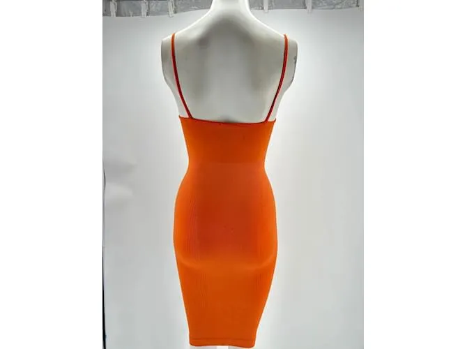 Alaïa ALAIA Vestidos T.fr 38 poliéster Naranja 