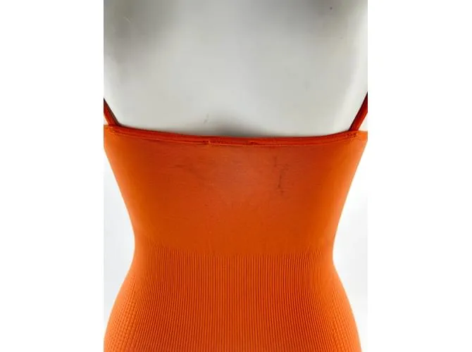 Alaïa ALAIA Vestidos T.fr 38 poliéster Naranja 