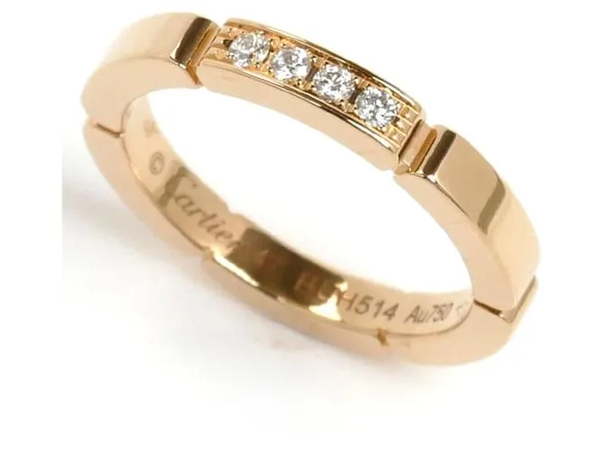 Anillo de diamante en oro rosa K18PG de Cartier Dorado 