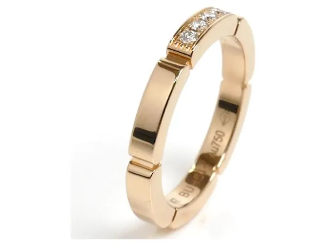 Anillo de diamante en oro rosa K18PG de Cartier Dorado 