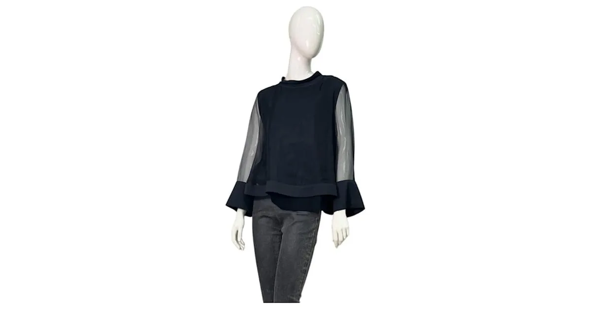 Armani Tops Negro 