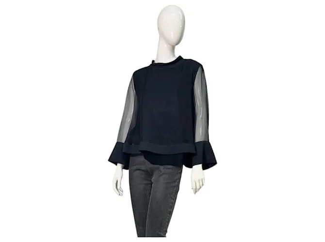 Armani Tops Negro 