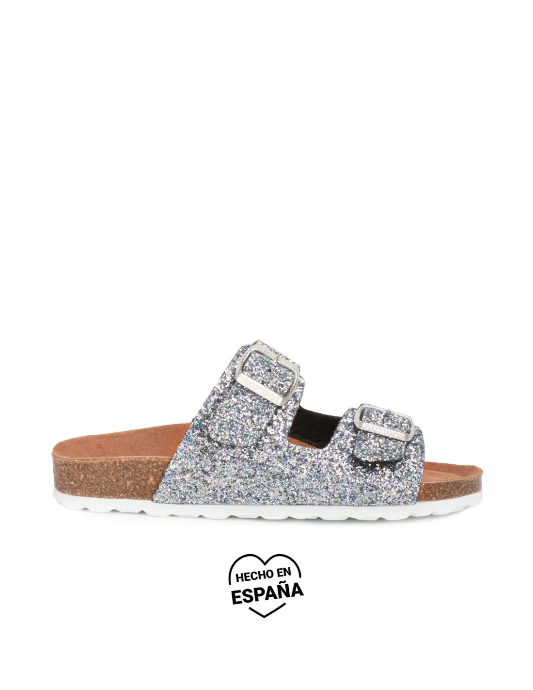 AUTENTI Sandalias Bio Hebillas Glitter Multicolor