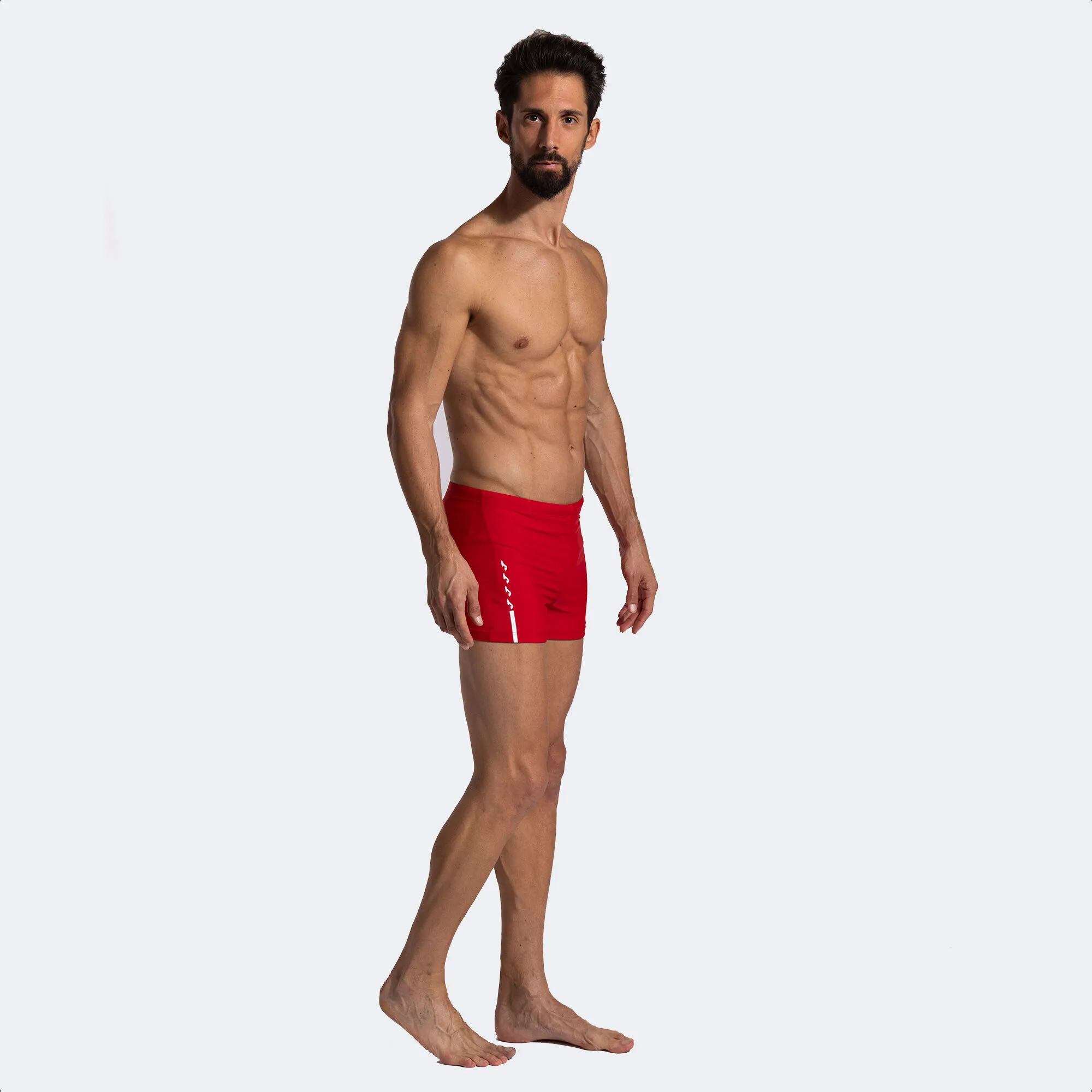 Bañador boxer hombre Shark III rojo