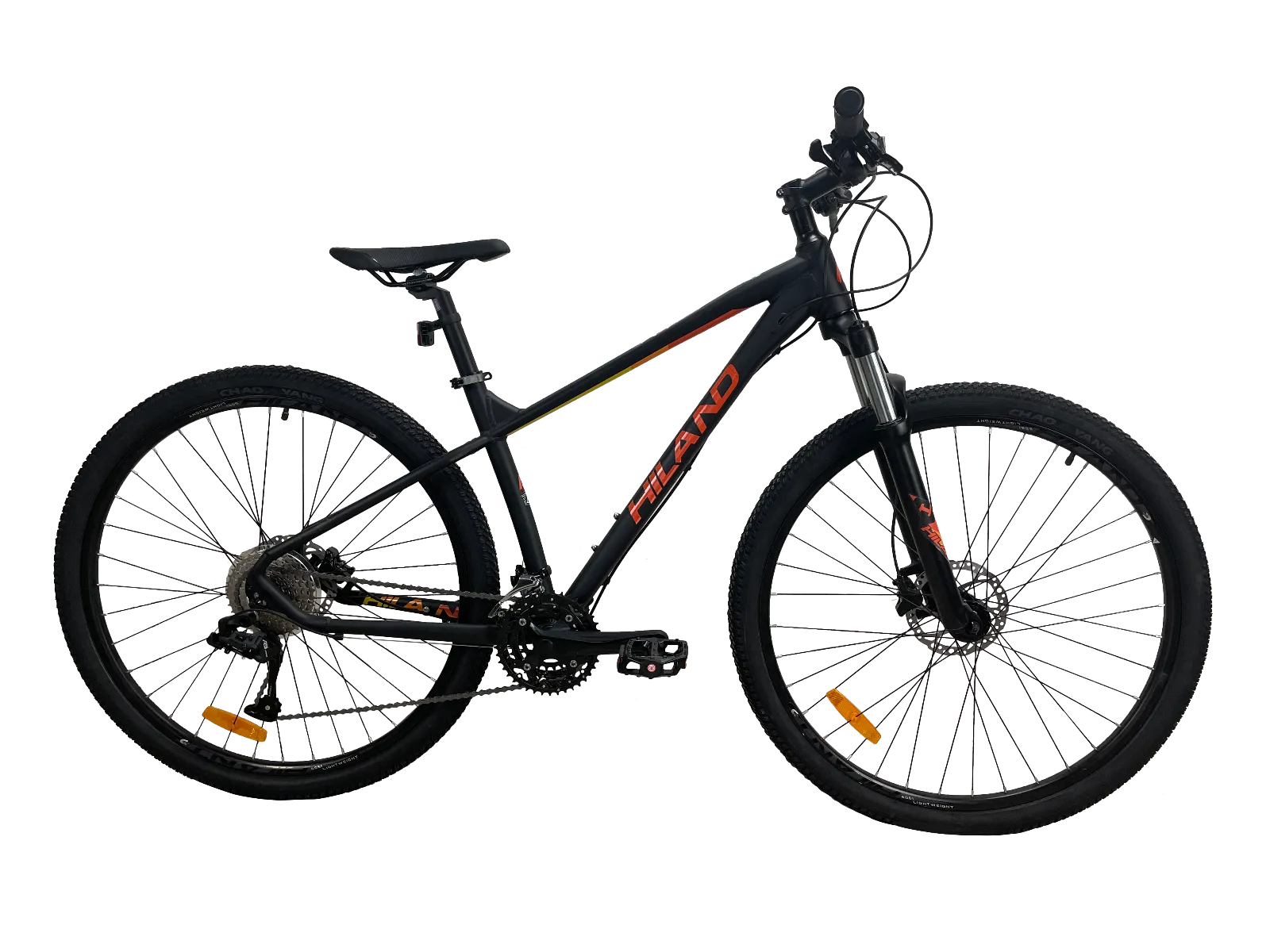 Bicicleta MTB Hiland Pro XT275 Negra/Naranja