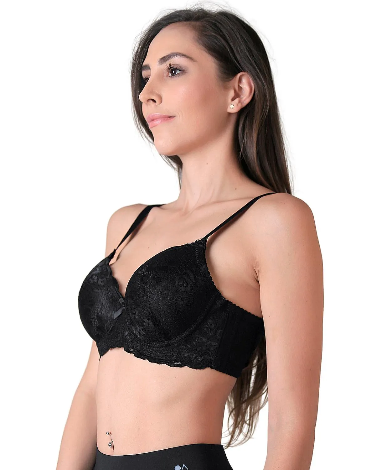 Brassiere Mujer Básico Negro Carnival 68300380