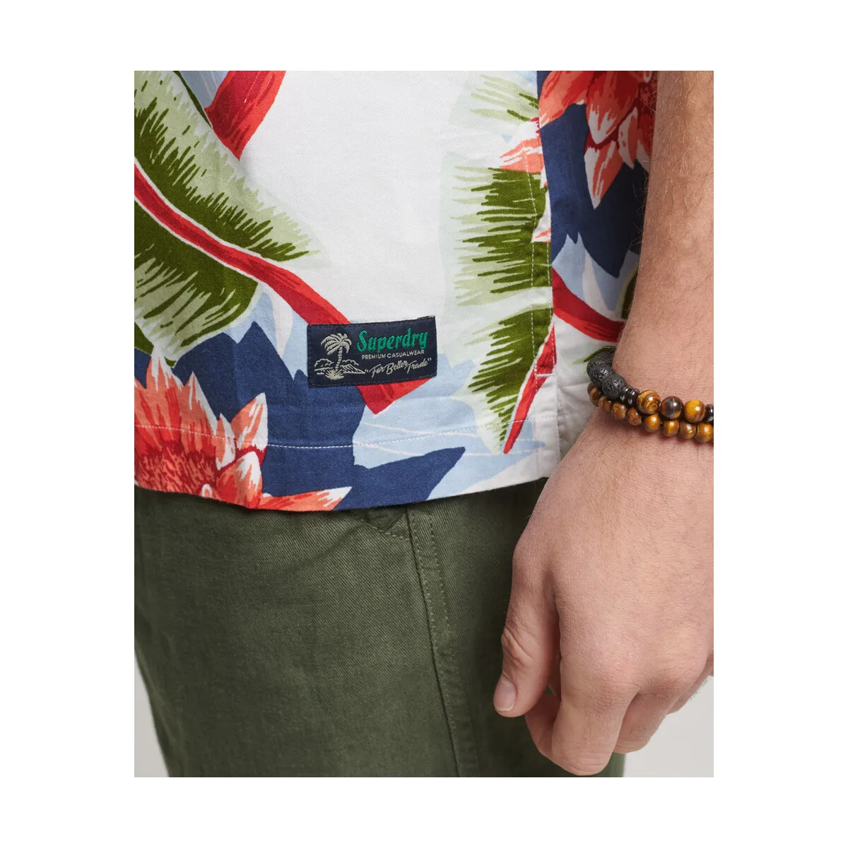 CAMISA HAWAIANA DE MANGA CORTA