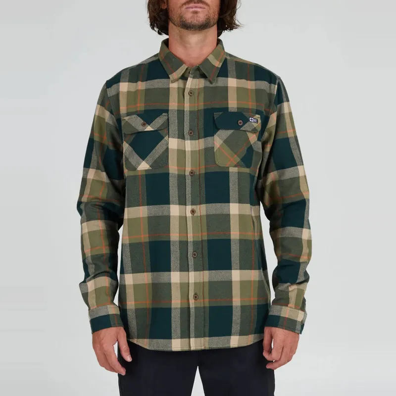 Camisa Salty Crew: Dawn Patrol Flannel (Spruce)