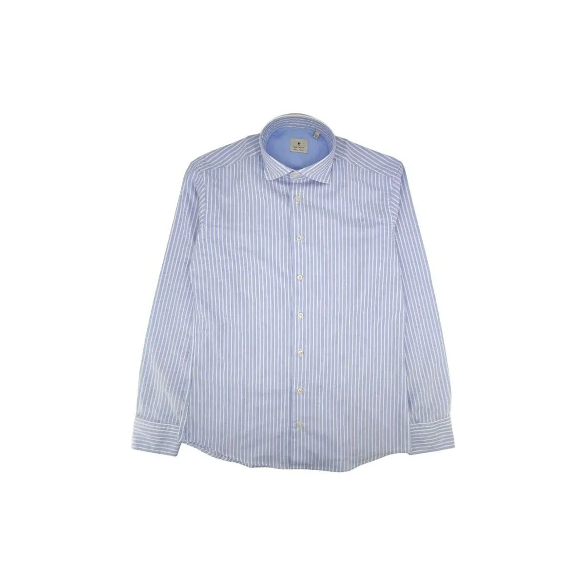 Camisa Simo Lines Hombre Light Blue