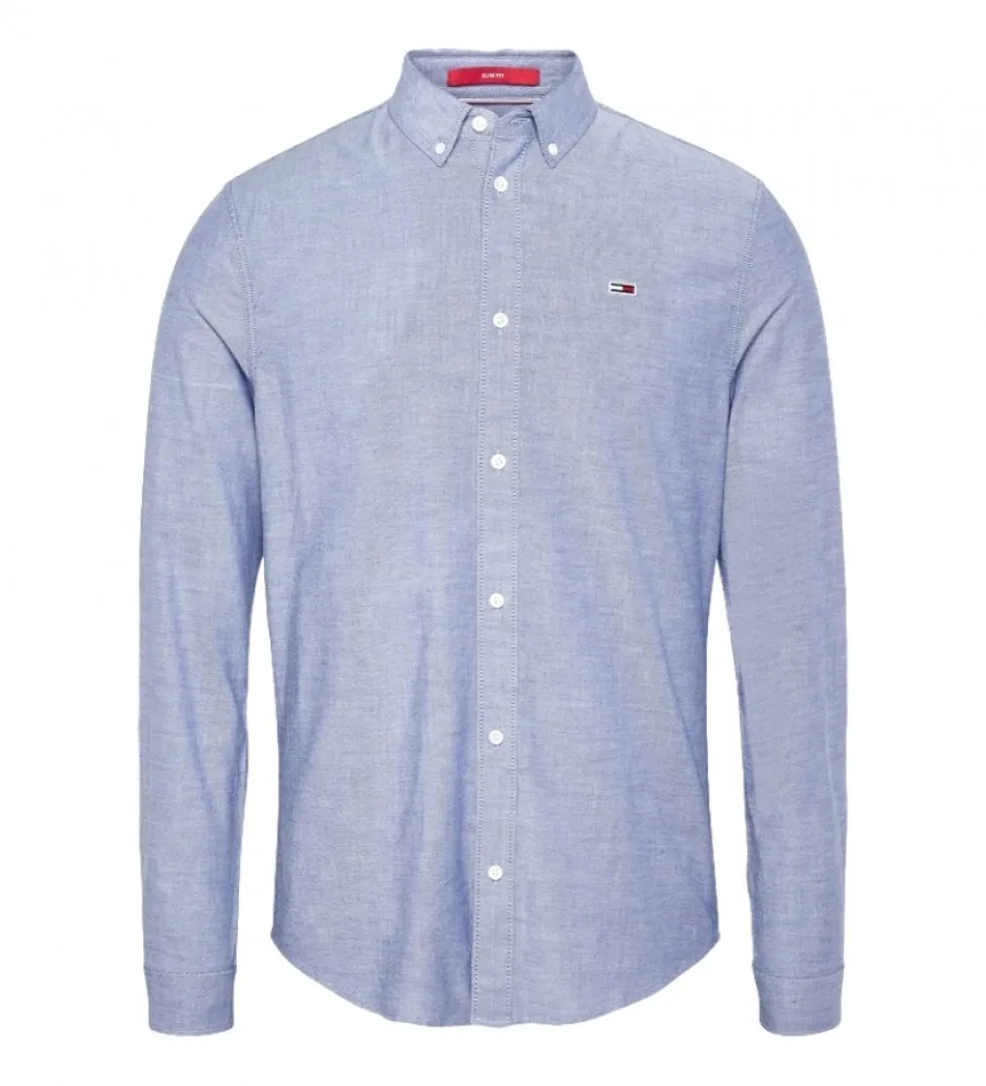 Camisa TJM Slim Stretch Oxford Shirt azul