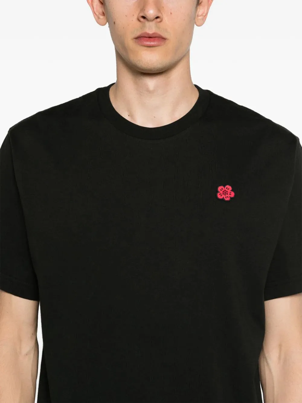 CAMISETA BOKE FLOWER CHEST NEGRA