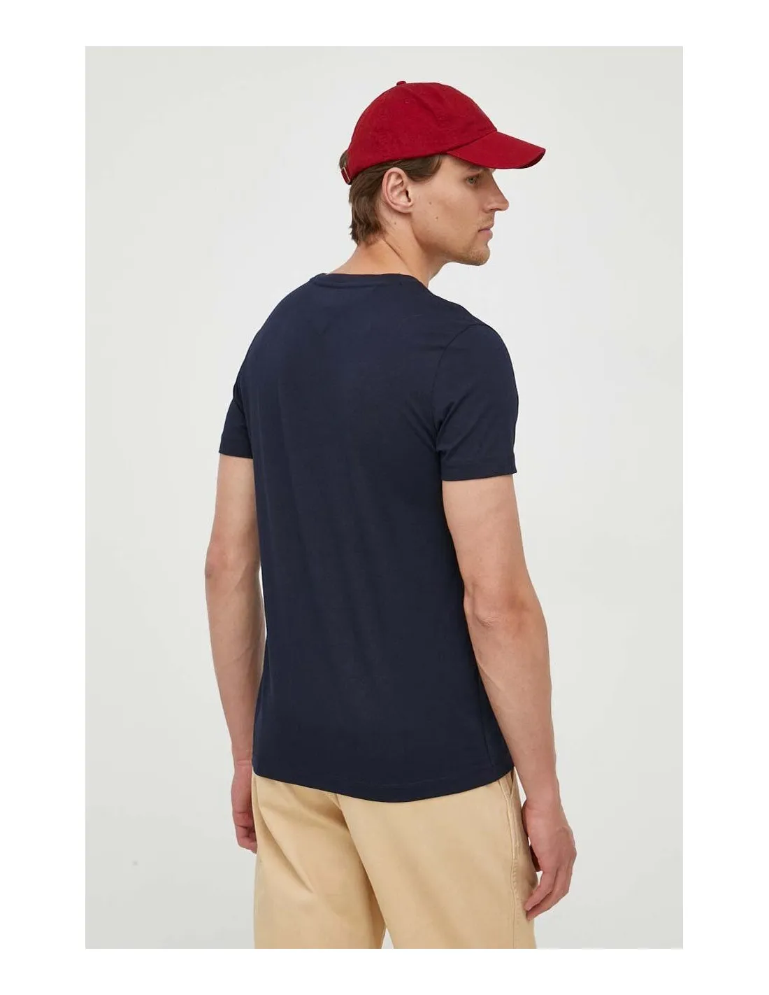 Camiseta de corte slim con logo de Tommy Hilfiger