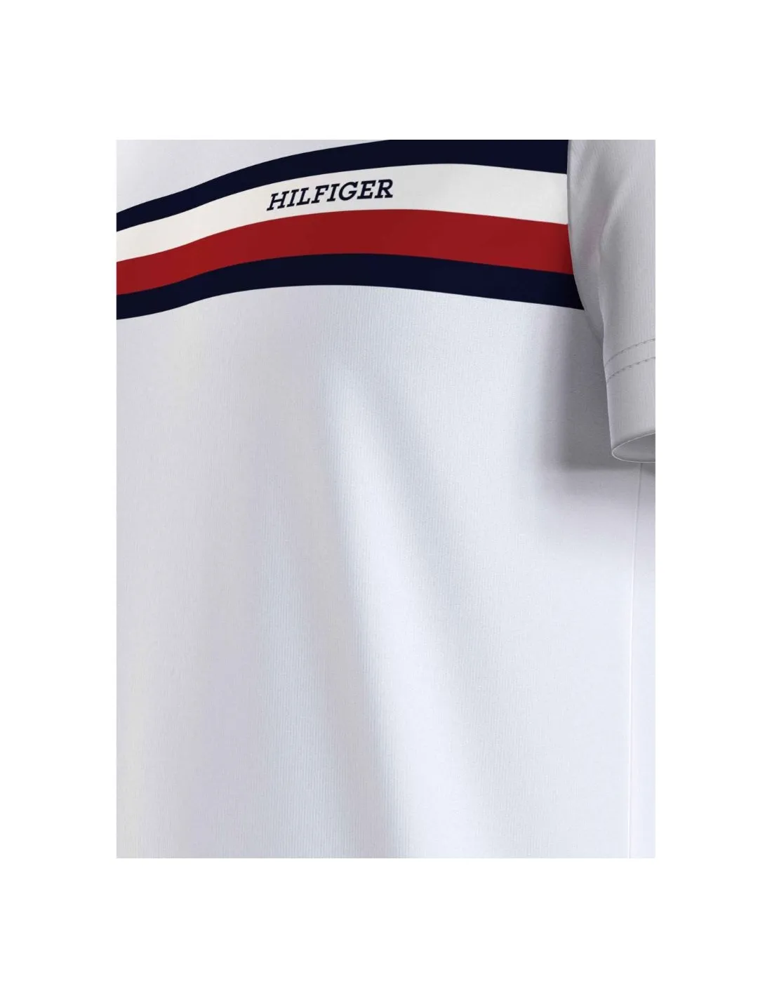 Camiseta de corte slim con monotipo Hilfiger de Tommy Hilfiger