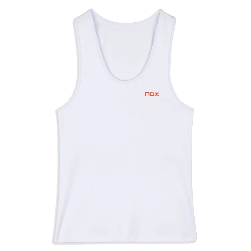 Camiseta Nox Tirantes Woman Team Fit Blanco