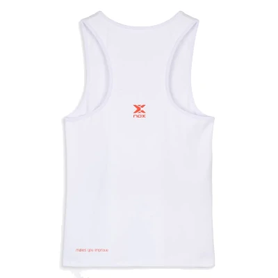 Camiseta Nox Tirantes Woman Team Fit Blanco