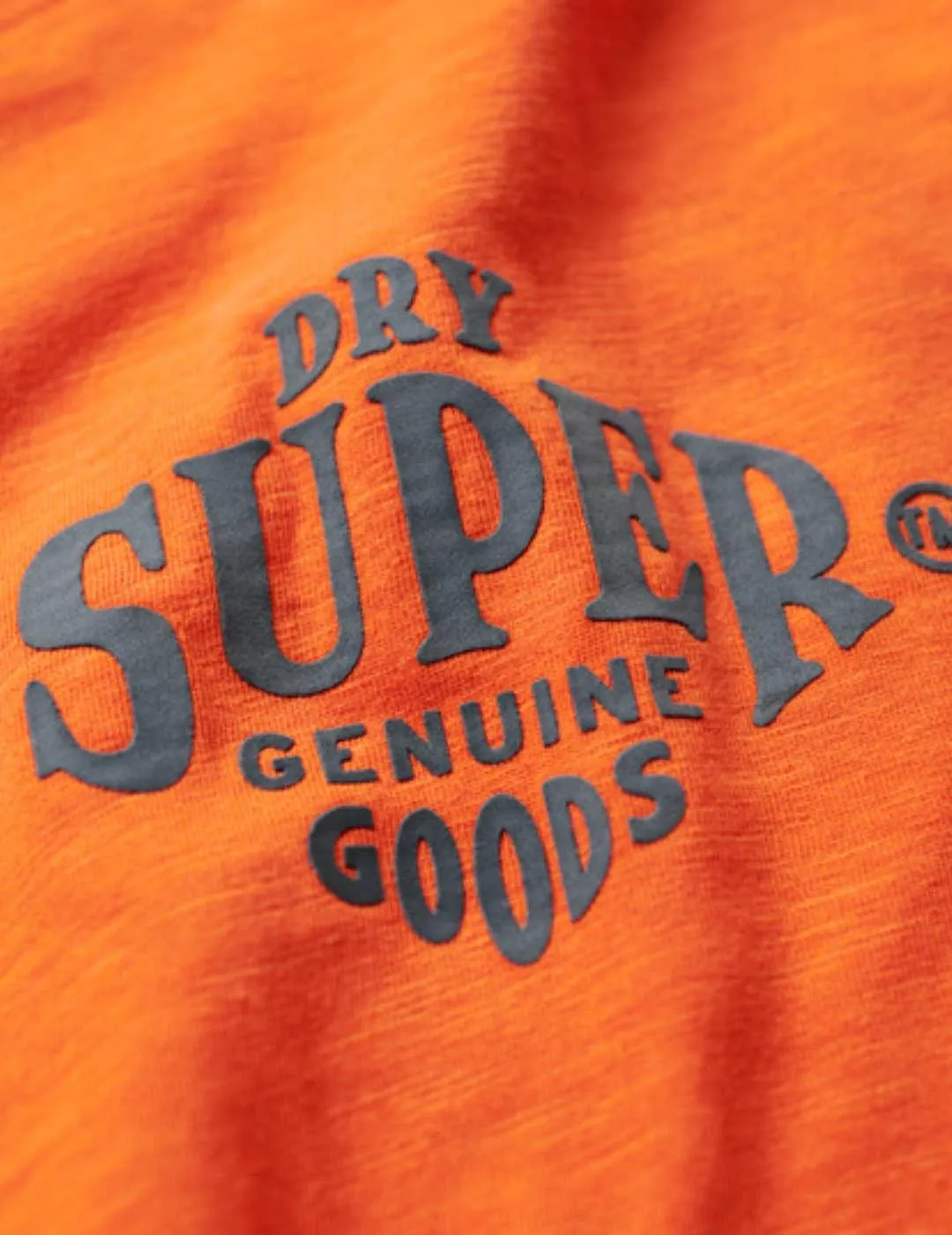 Camiseta Superdry Workwear naranja manga corta de hombre