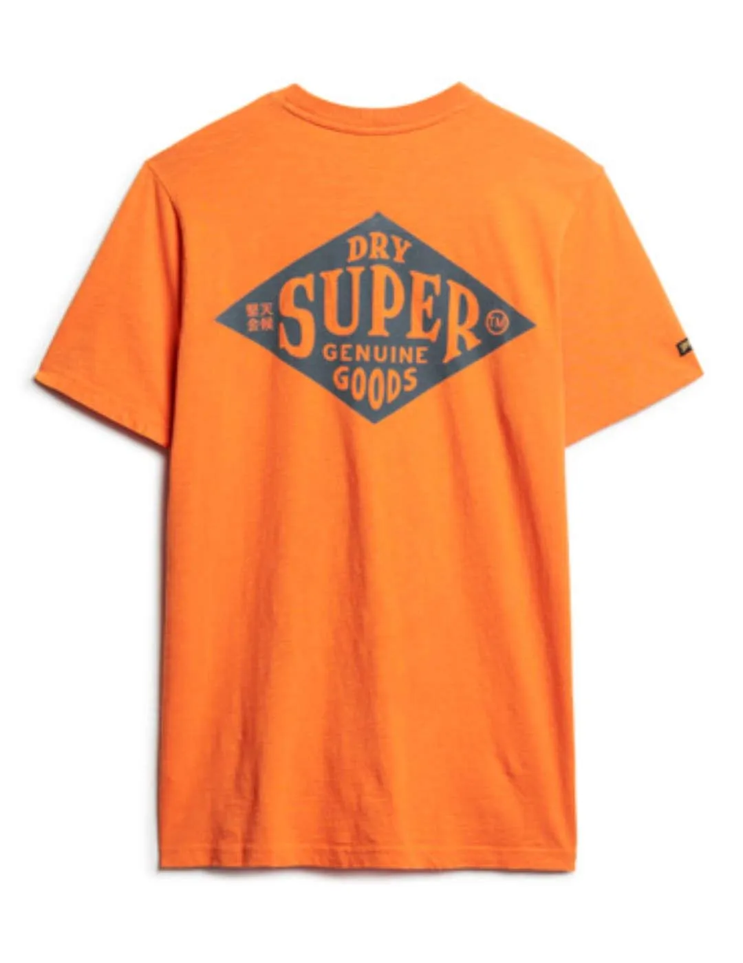 Camiseta Superdry Workwear naranja manga corta de hombre