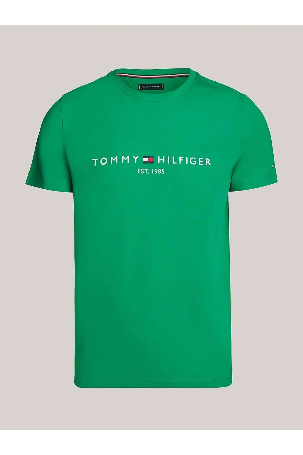 camiseta Tommy Hilfiger de corte slim con logo bordado mw0mw11797 l4b