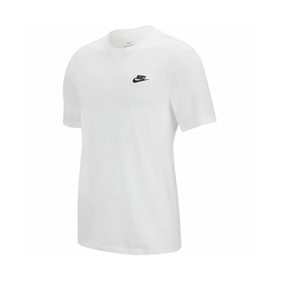 CAMISETE H NIKE CLUB BLANCA