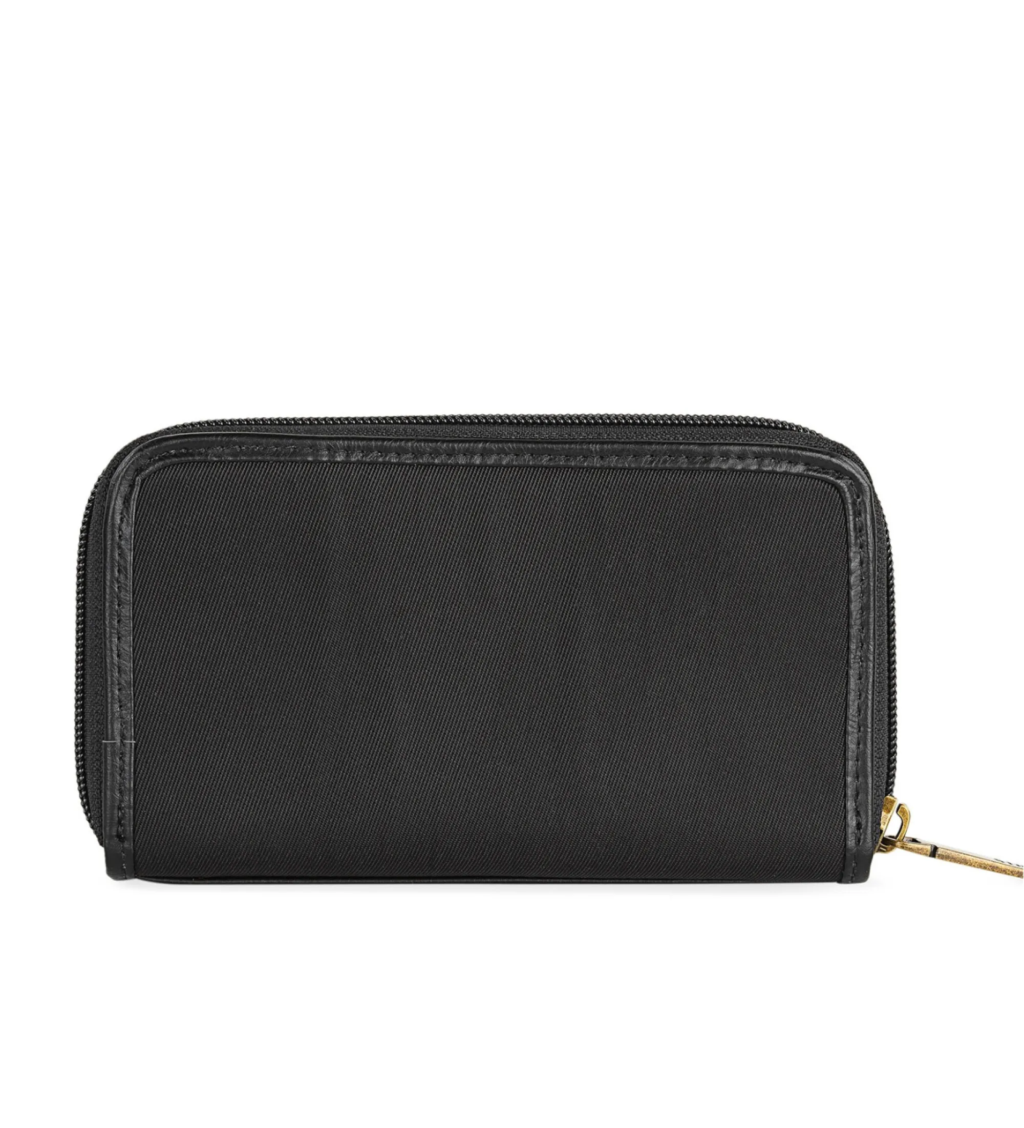 Cartera estampada con Bordados  304416 negro