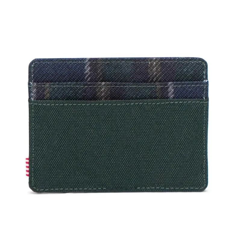 Cartera Herschel: Charlie RFID (Dark Spruce Winter Pl)