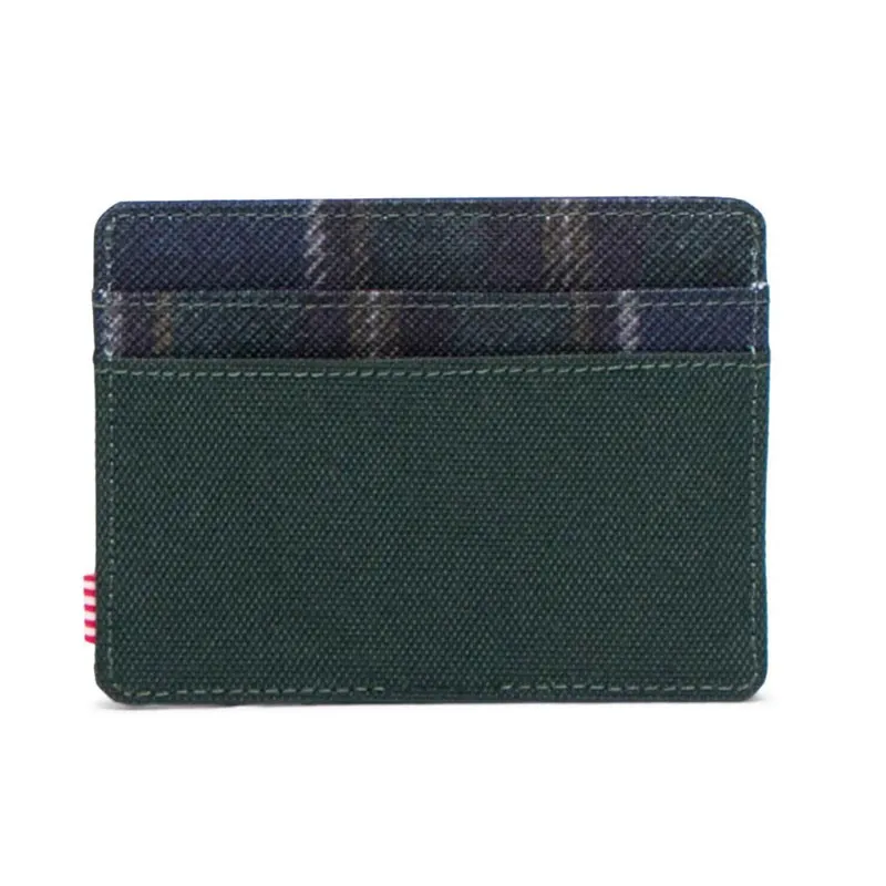 Cartera Herschel: Charlie RFID (Dark Spruce Winter Pl)