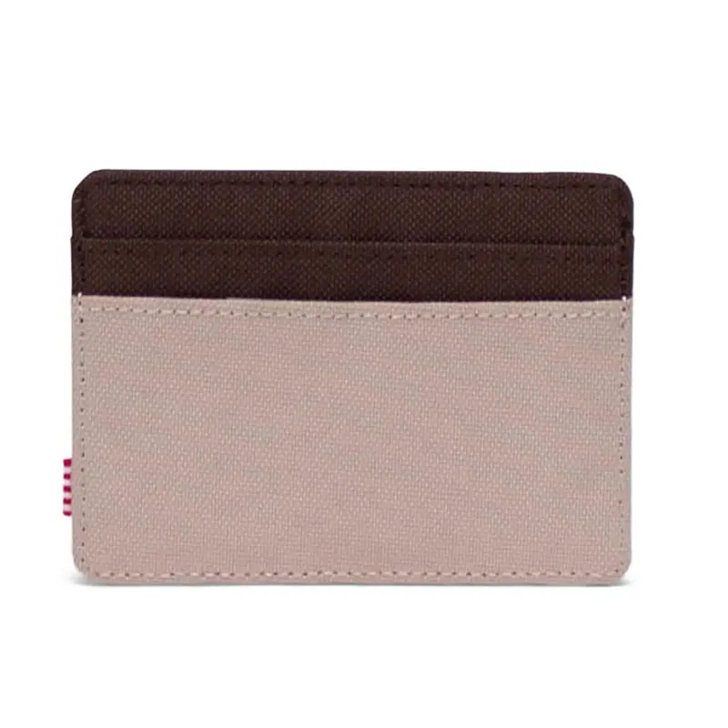 Cartera Herschel: Charlie RFID (Light Taupe Chicory Coffee)