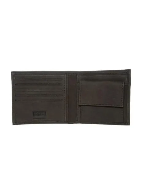 Cartera Levi's® Vintage Two Horses Bifold Coin Wallet marrón