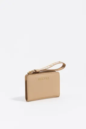 Cartera nylon camel claro