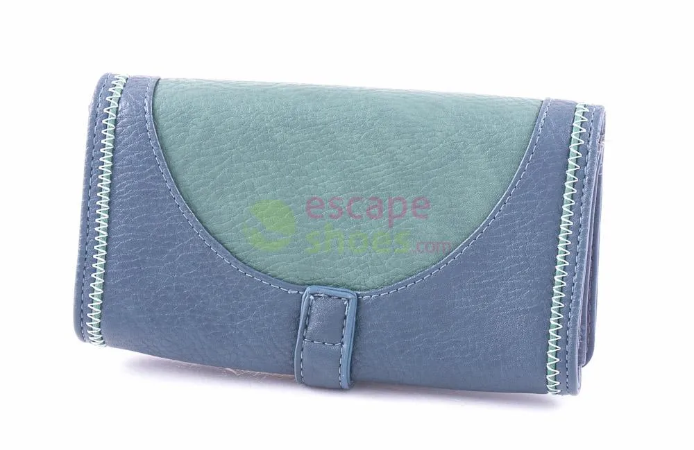 Cartera SKUNKFUNK Lota Verde Azul Oscuro WWA00081 B8