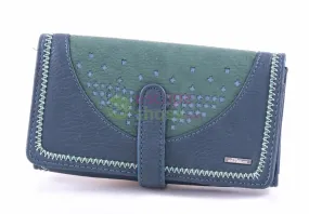 Cartera SKUNKFUNK Lota Verde Azul Oscuro WWA00081 B8