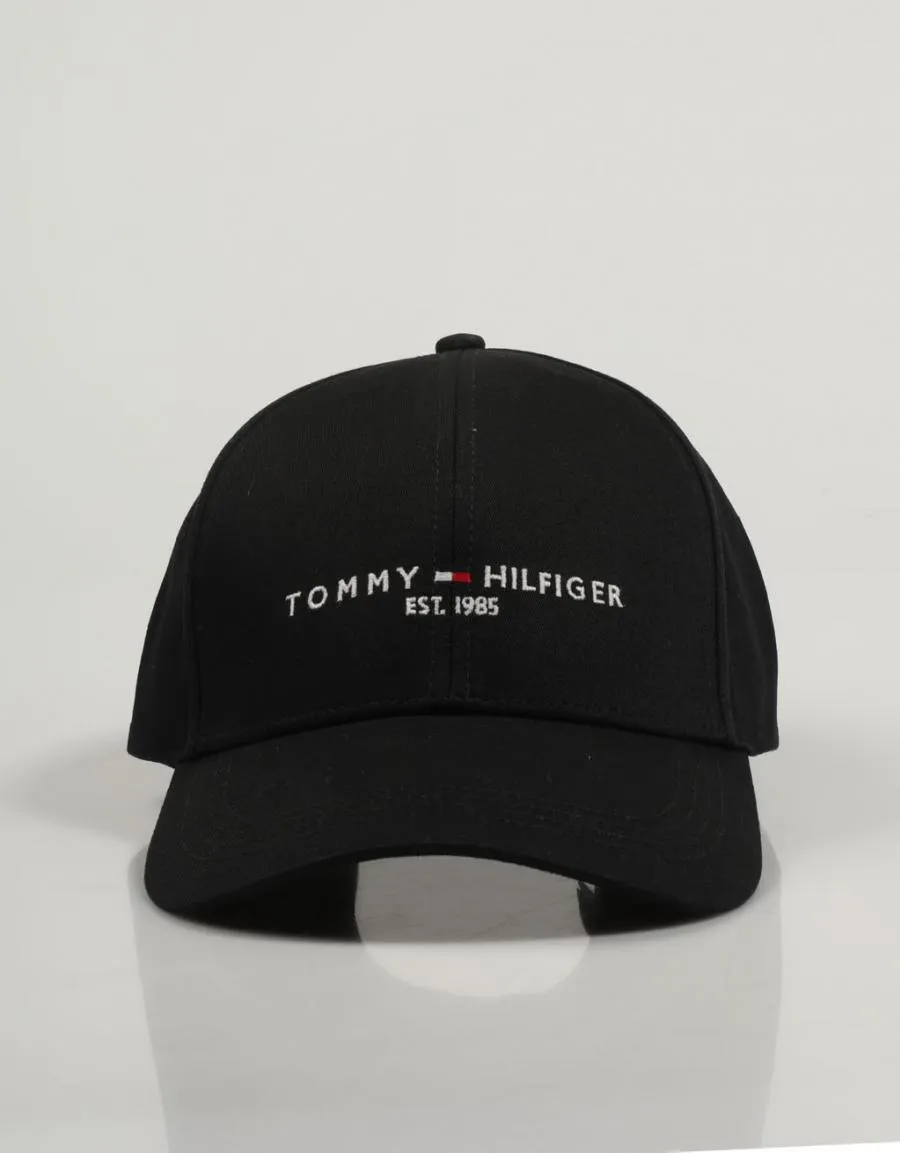  casquette TOMMY HILFIGER Th Established Cap en Noir 83077