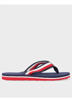 CHANCLA TOMMY HILFIGER CORPORATE RED WHITE BLUE