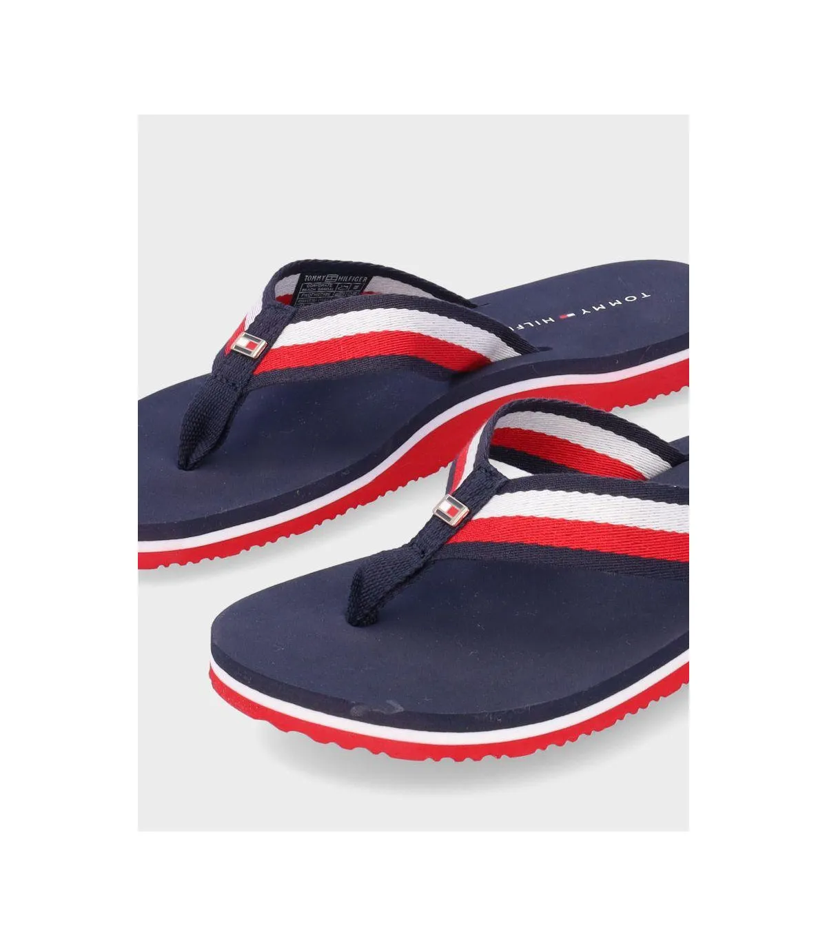 CHANCLA TOMMY HILFIGER CORPORATE RED WHITE BLUE