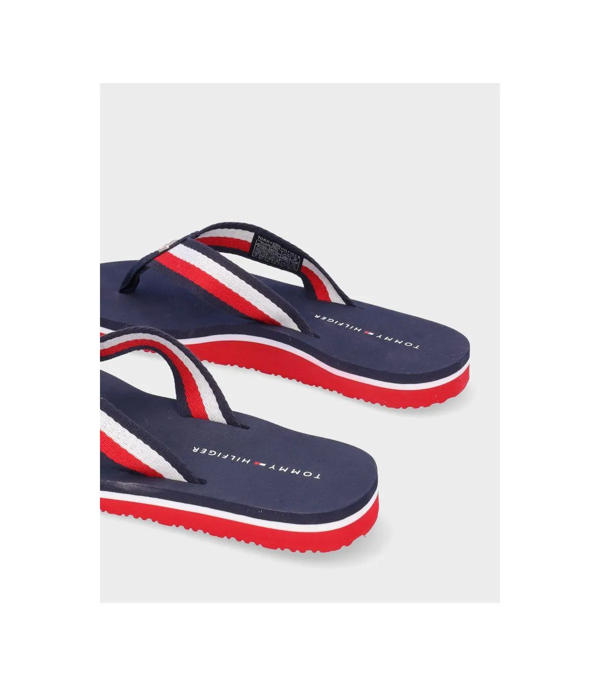 CHANCLA TOMMY HILFIGER CORPORATE RED WHITE BLUE