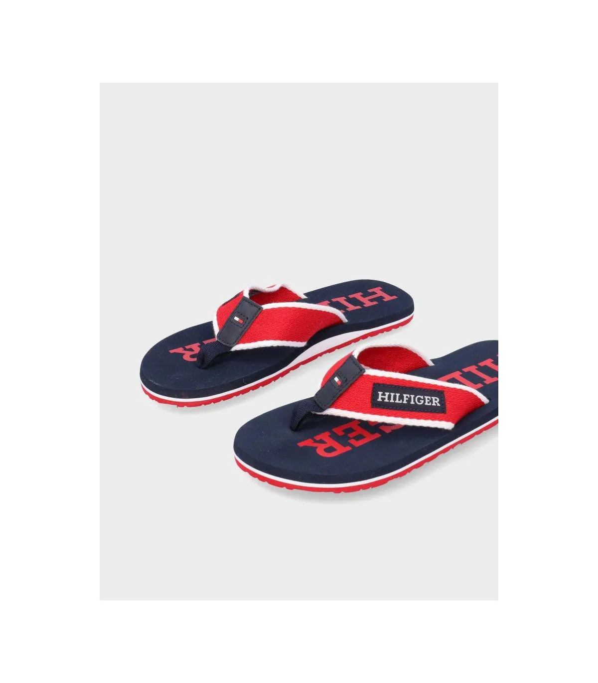 CHANCLA TOMMY HILFIGER PATCH PRIMARY RED