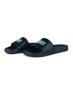 Chanclas Munich Flat Slider azul marino para hombre