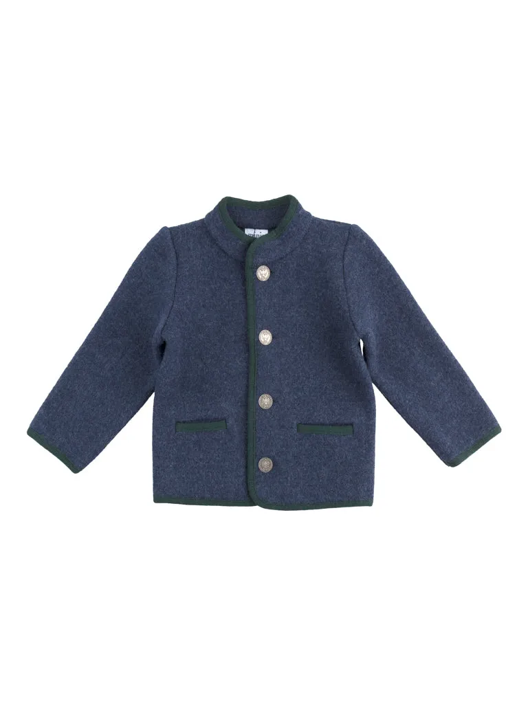 Chaqueta austriaca azul ribete