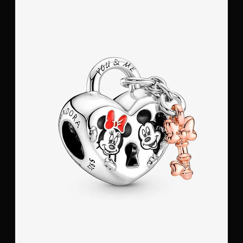 CHARM PANDORA LOVE MICKEY Y MINNIE MOUSE DISNEY 780109C01