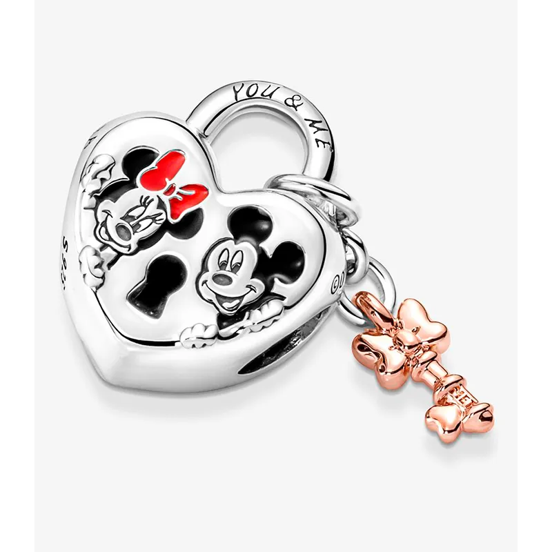 CHARM PANDORA LOVE MICKEY Y MINNIE MOUSE DISNEY 780109C01