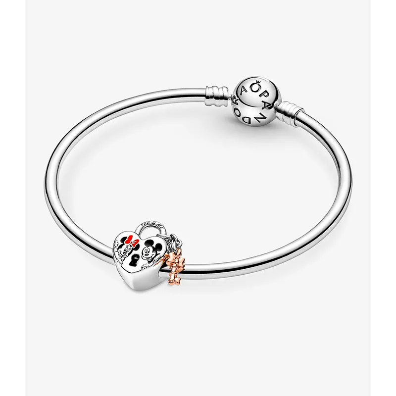 CHARM PANDORA LOVE MICKEY Y MINNIE MOUSE DISNEY 780109C01