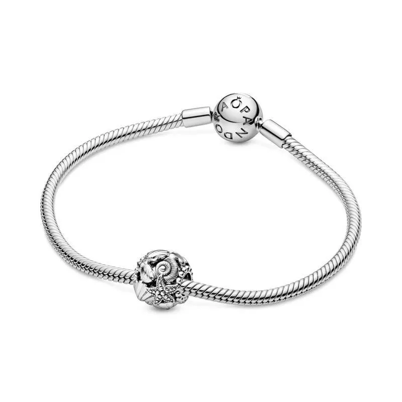 CHARM PLATA CONCHAS Y ESTRELLAS DE MAR 798950C00