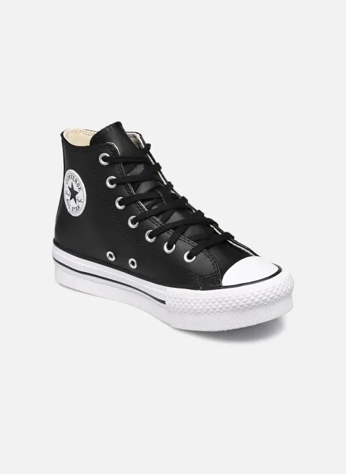 Converse Chuck Taylor All Star Eva Lift Leather Platform Hi – Negro