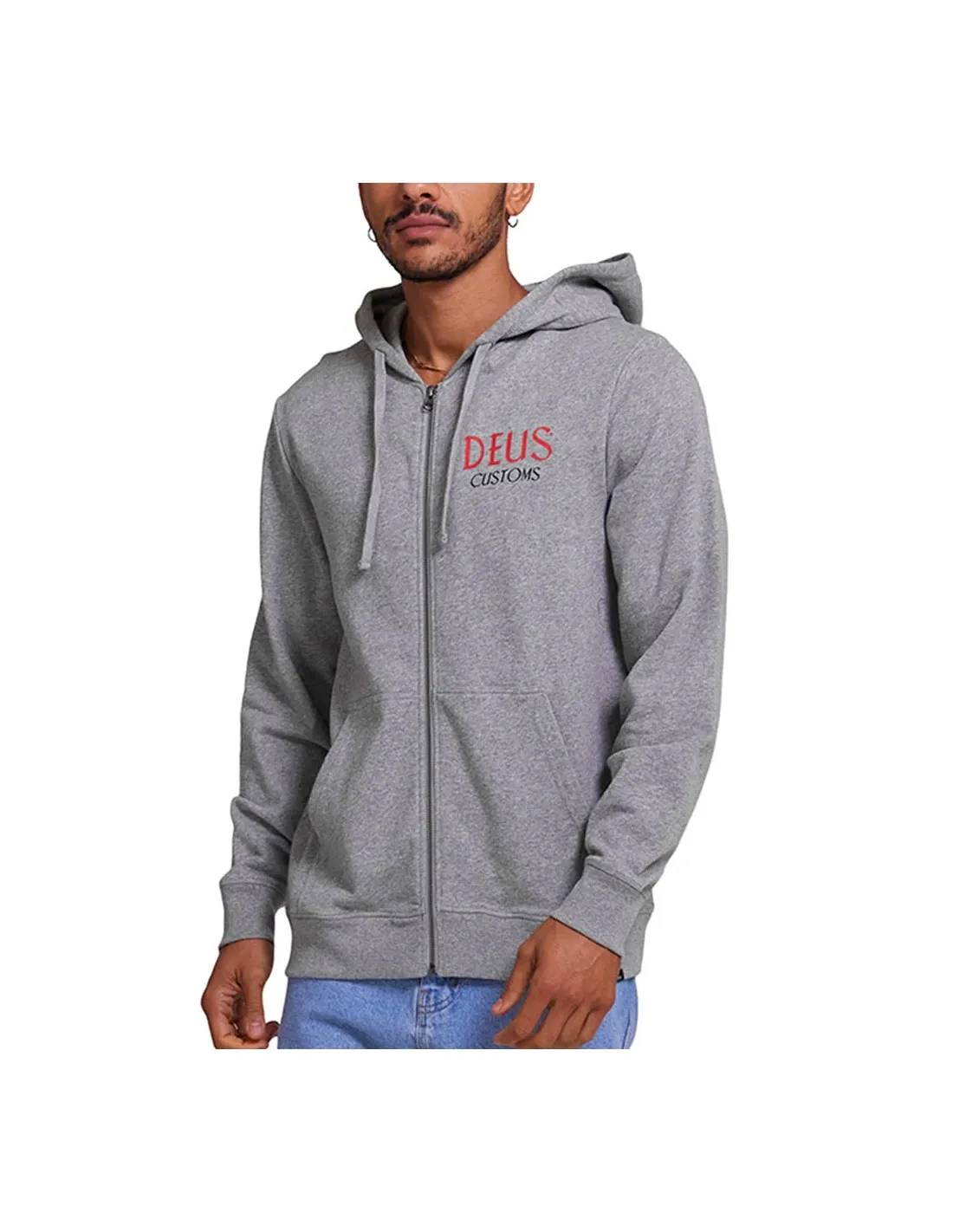 DEUS CHINCHILLA HOODIE GREY MARLE