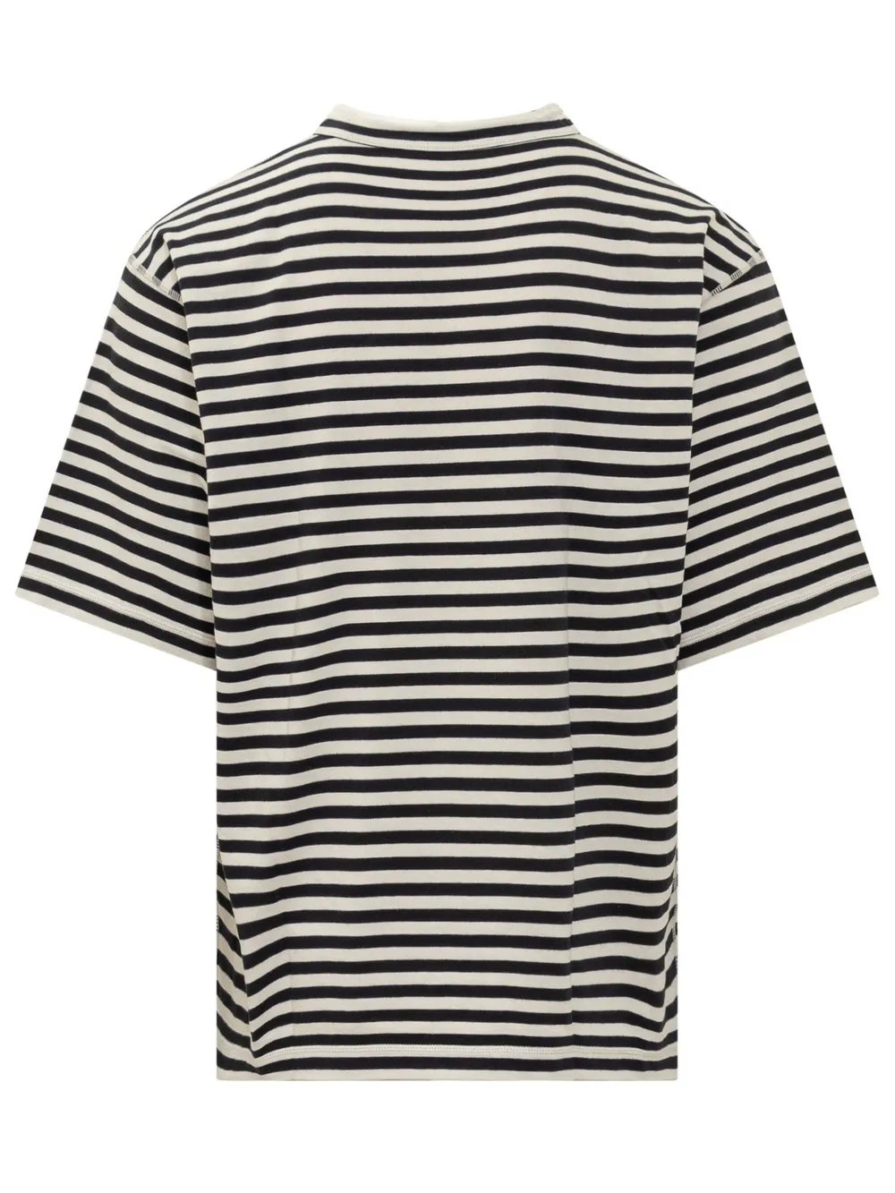 DOLCE & GABBANA Striped Logo T-Shirt