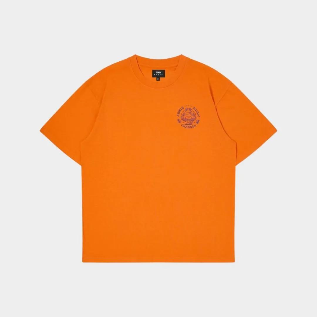 Edwin Music Channel T-Shirt Orange