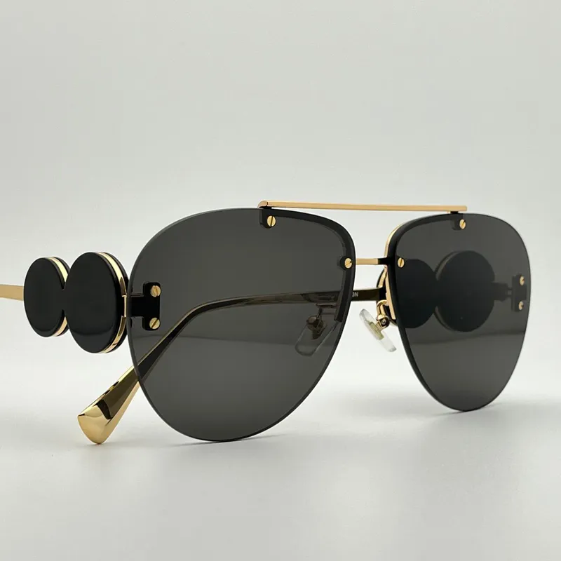 Gafas de sol para hombres Mujeres Diseñadores 2250 Estilo Anti-ultravioleta Placa de gafas retro Caja ovalada